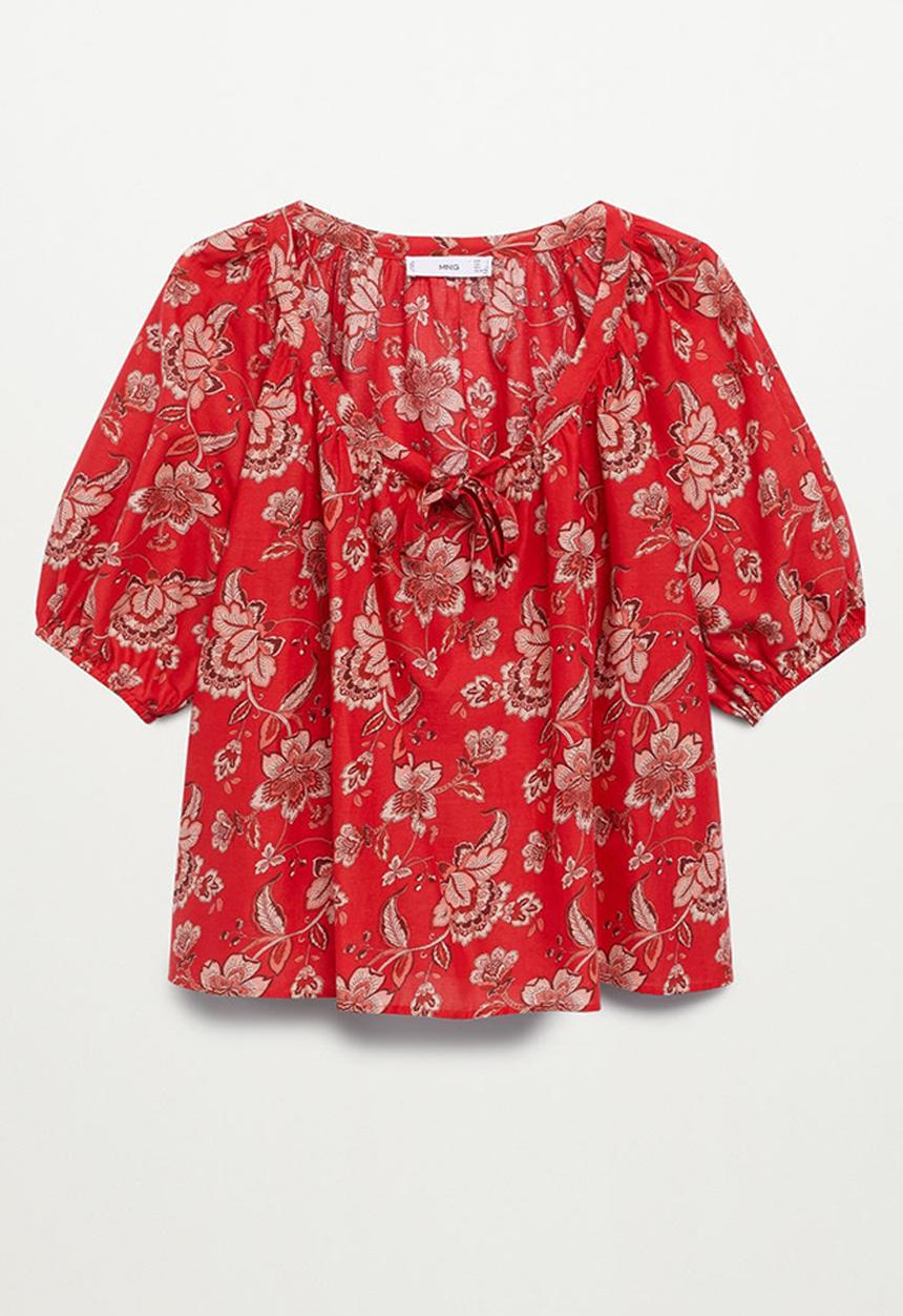 MANGO - Blouse calabasa - red