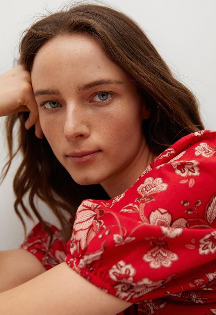 MANGO - Blouse calabasa - red