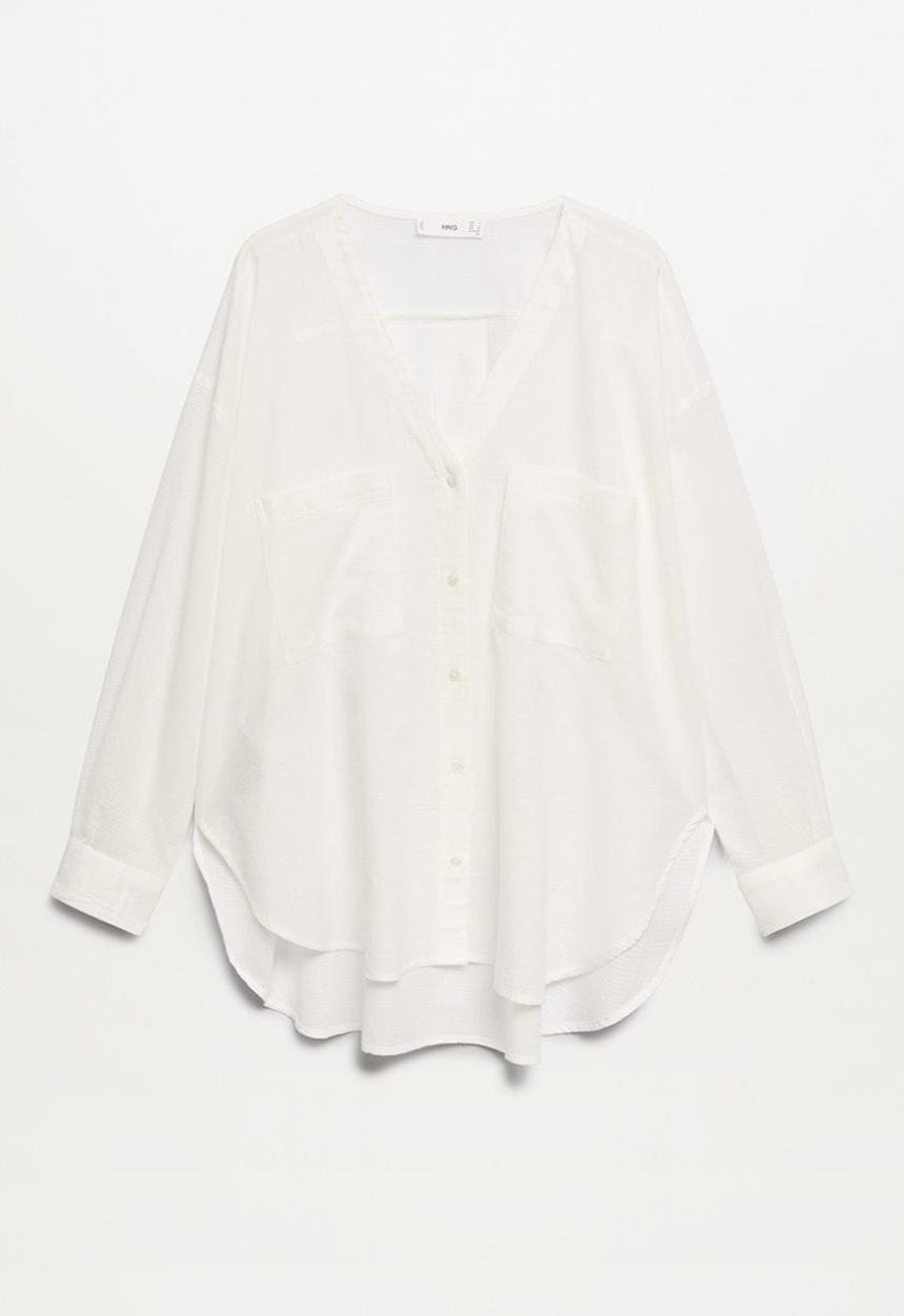 MANGO - Blouse lua - white
