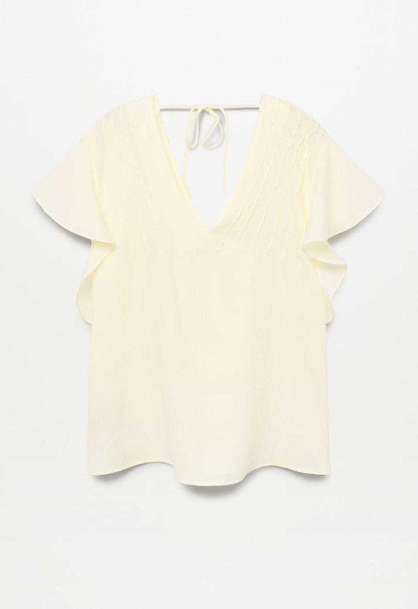MANGO - Blouse pleamar - light pastel yellow
