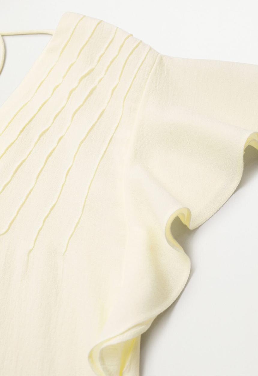 MANGO - Blouse pleamar - light pastel yellow