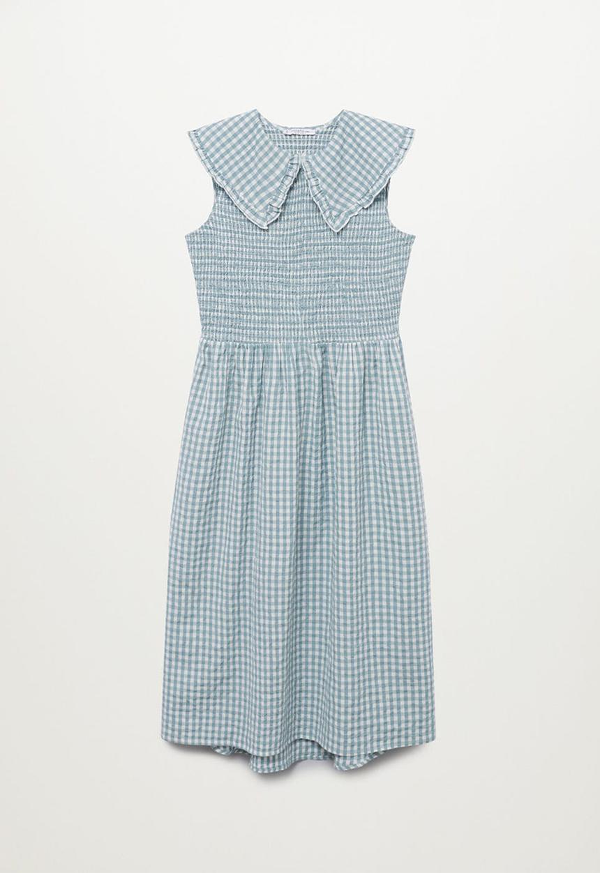 Violeta by Mango - Plus dress vanessa - aqua