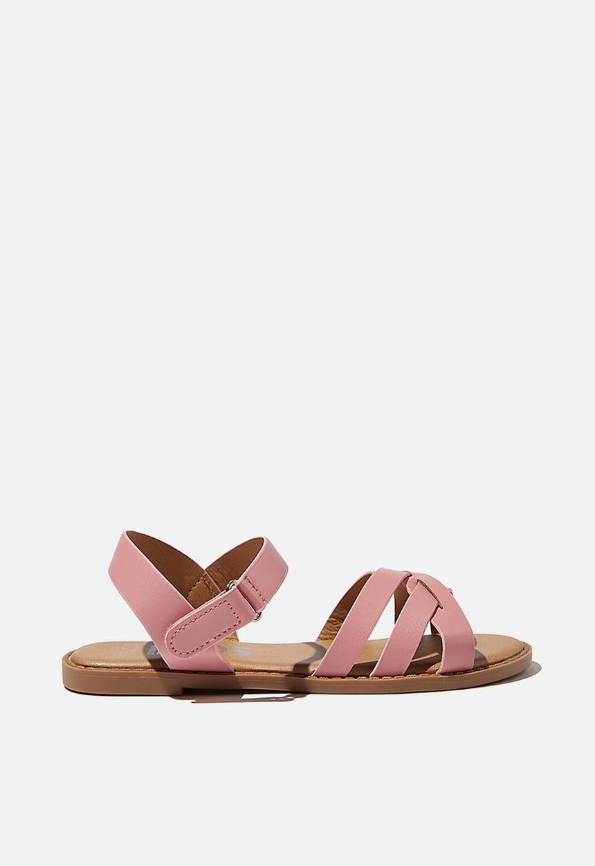 Cotton On - Fisherman triple cross sandal - musk rose