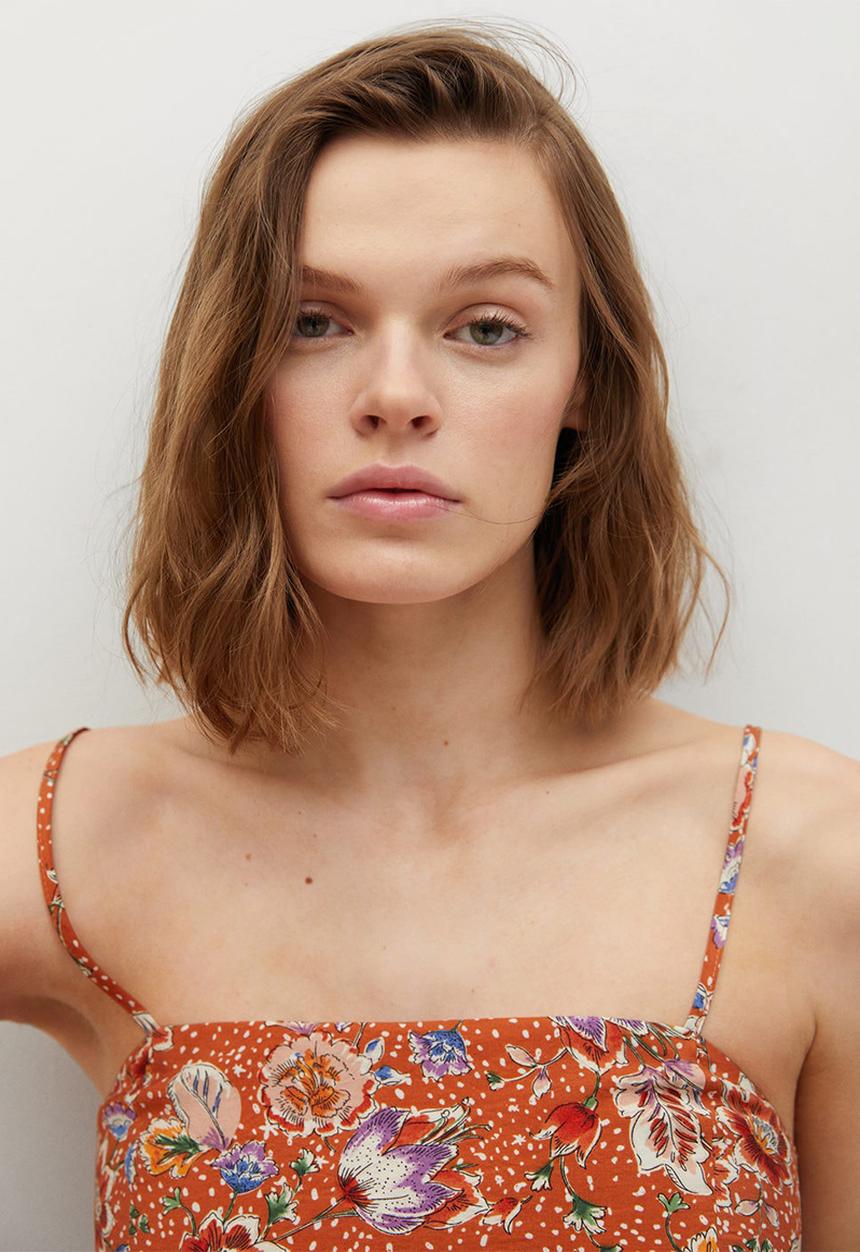 MANGO - Dress ceci - orange