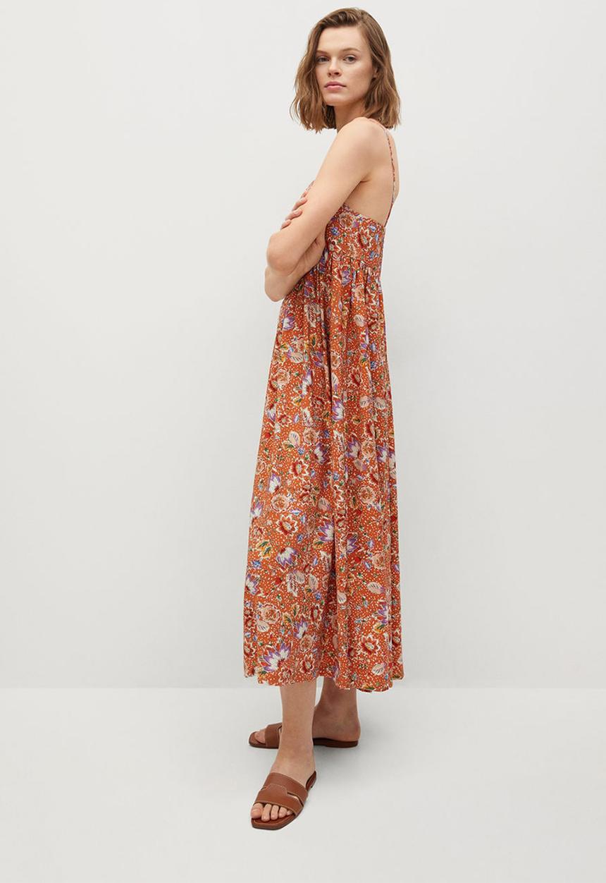 MANGO - Dress ceci - orange