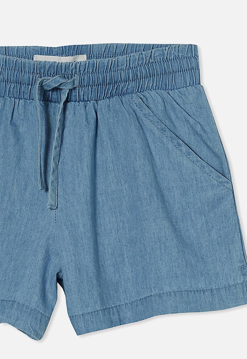 Cotton On - Kelsie short - mid blue wash