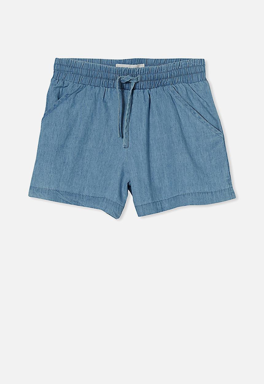 Cotton On - Kelsie short - mid blue wash