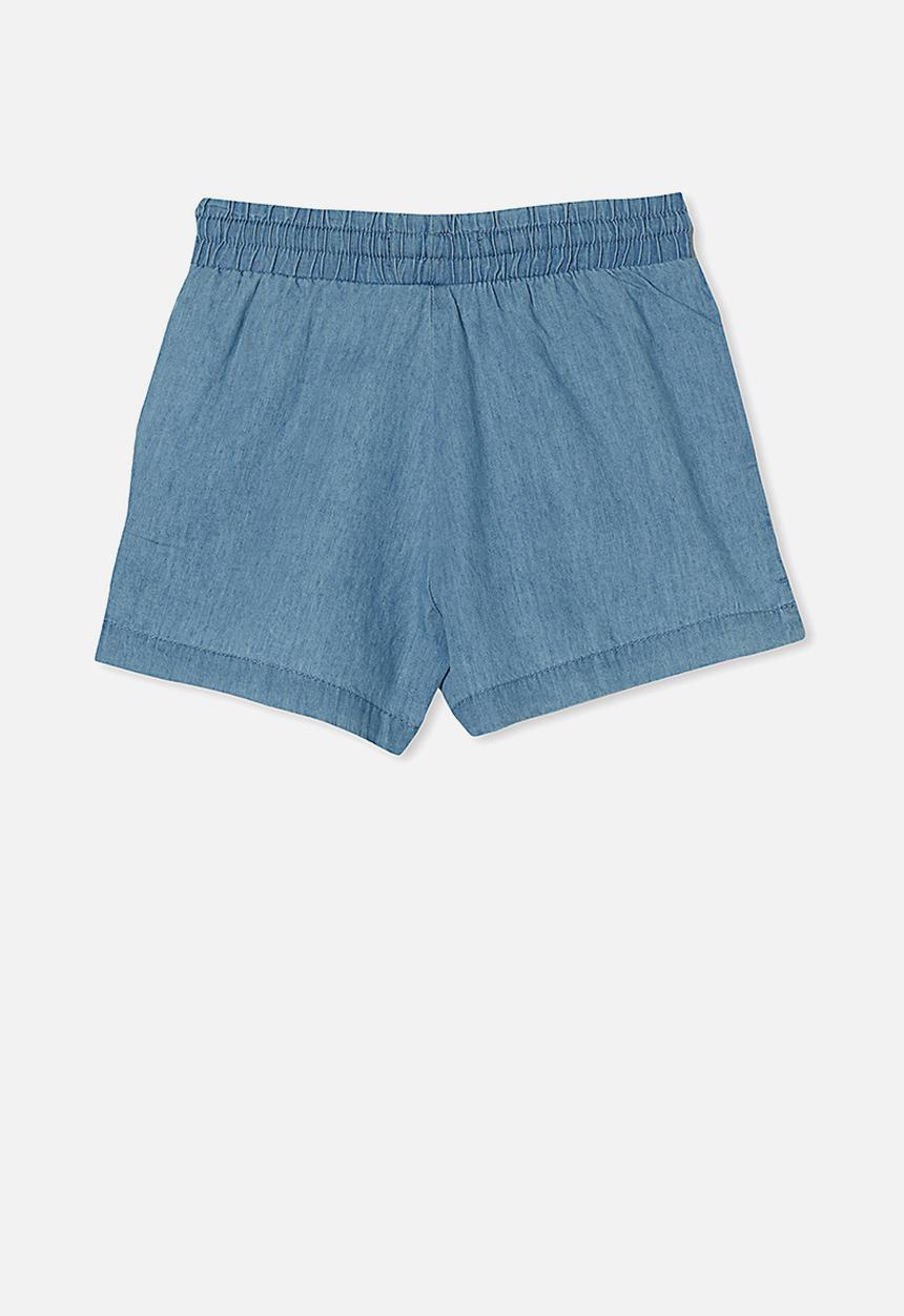 Cotton On - Kelsie short - mid blue wash