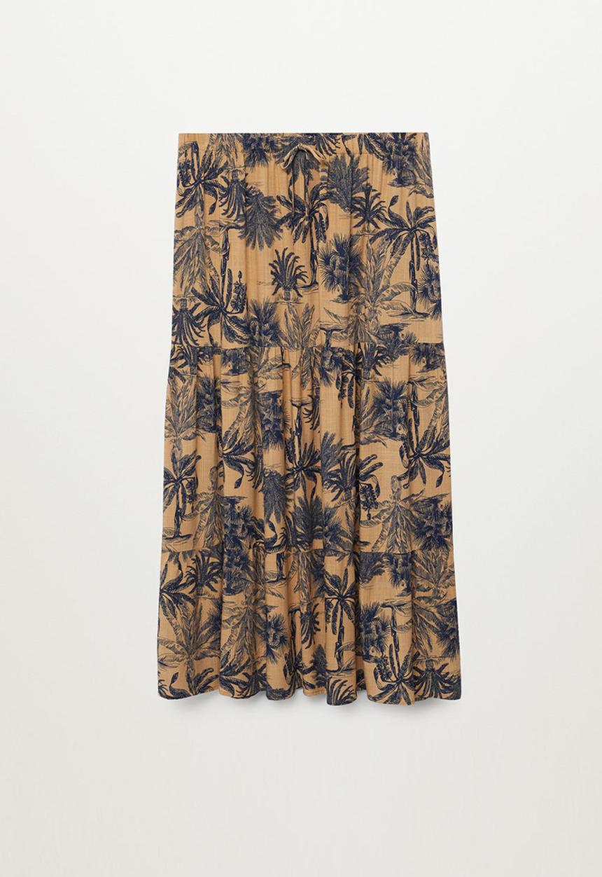 Violeta by Mango - Plus skirt waitopi - light pastel brown