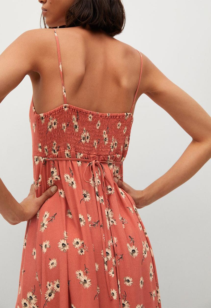 MANGO - Dress illeta - orange