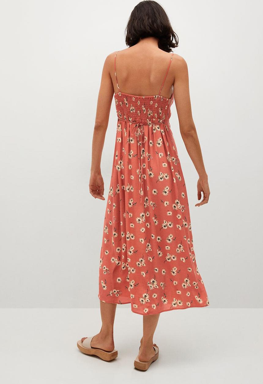 MANGO - Dress illeta - orange