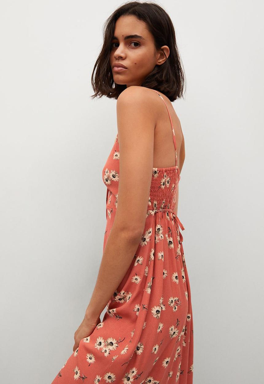 MANGO - Dress illeta - orange