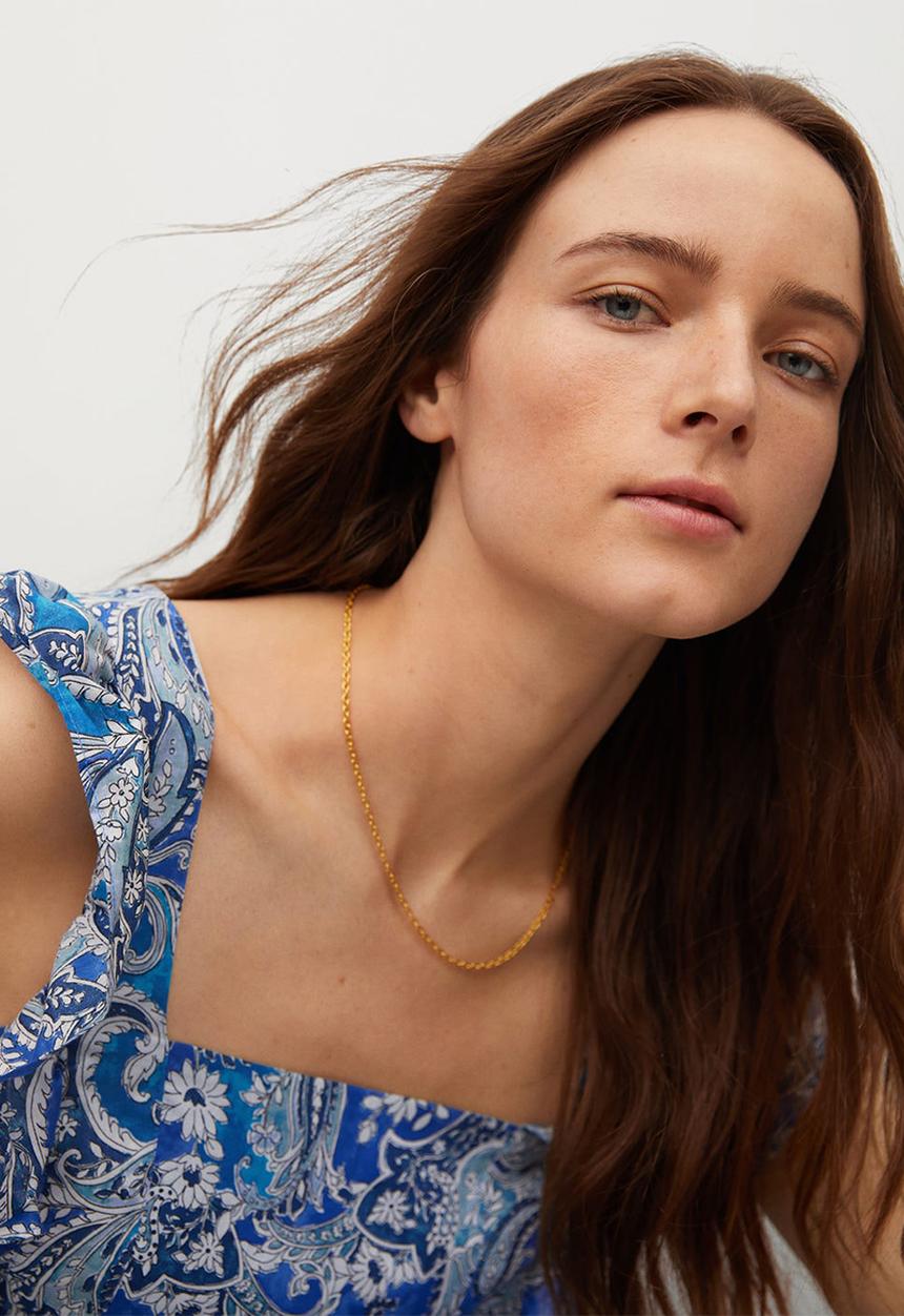 MANGO - Dress paradise - blue