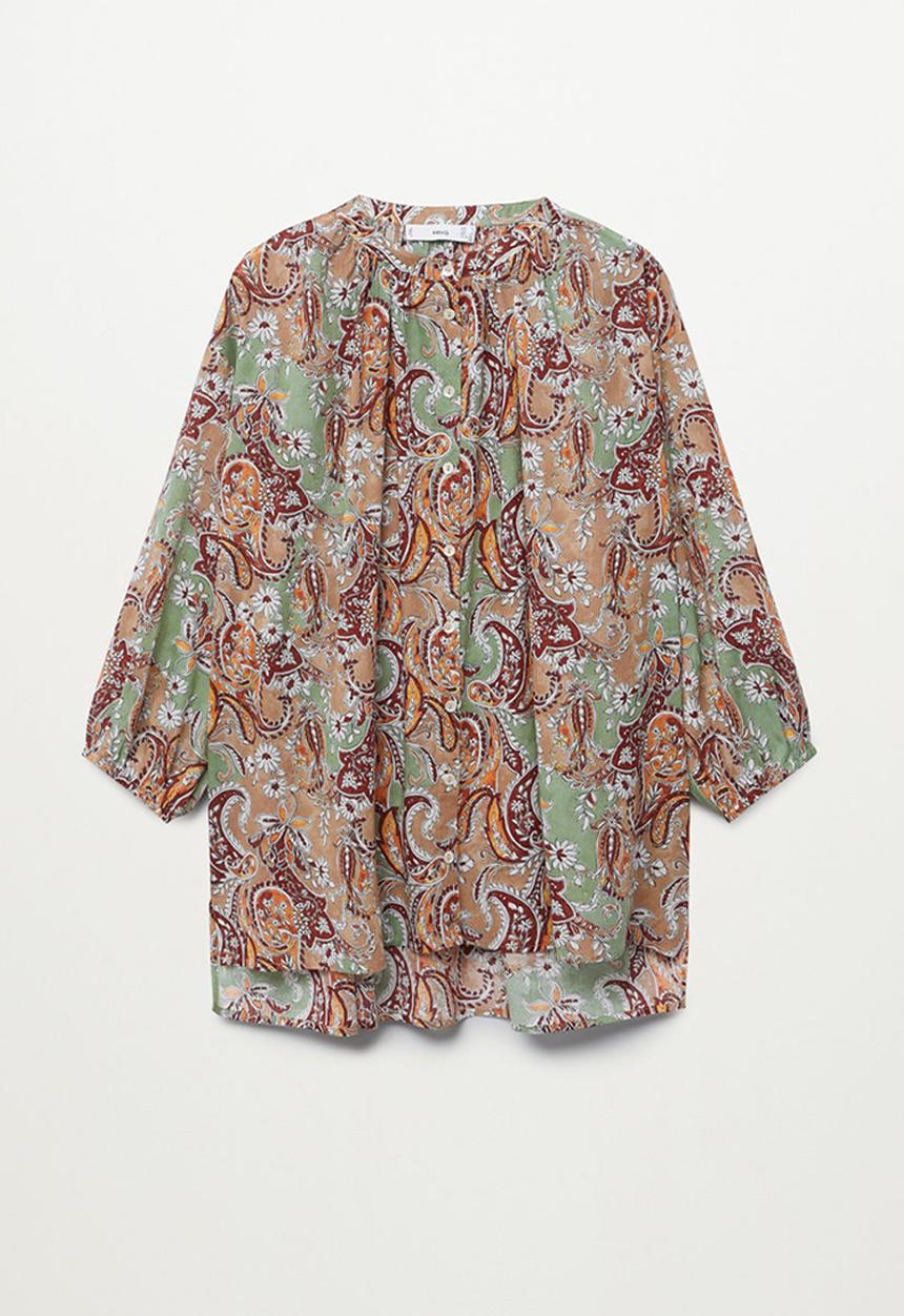 MANGO - Blouse cloud - medium orange