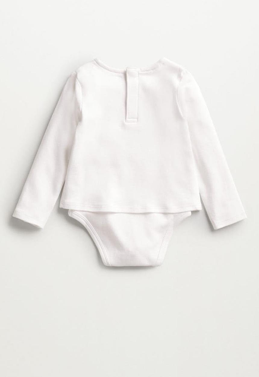 MANGO - Camiseta big - white