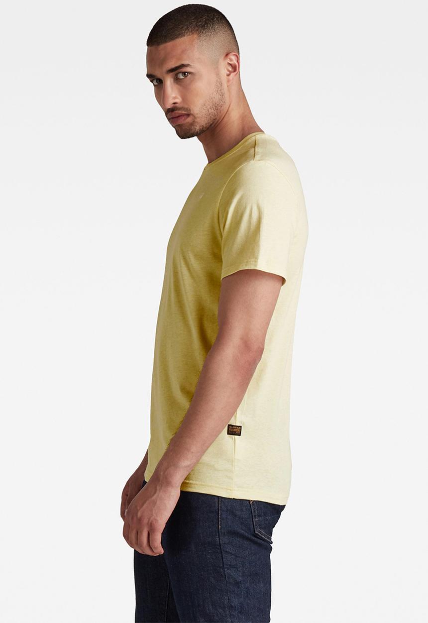 G-STAR - Base-s short sleeve tee - light canary htr
