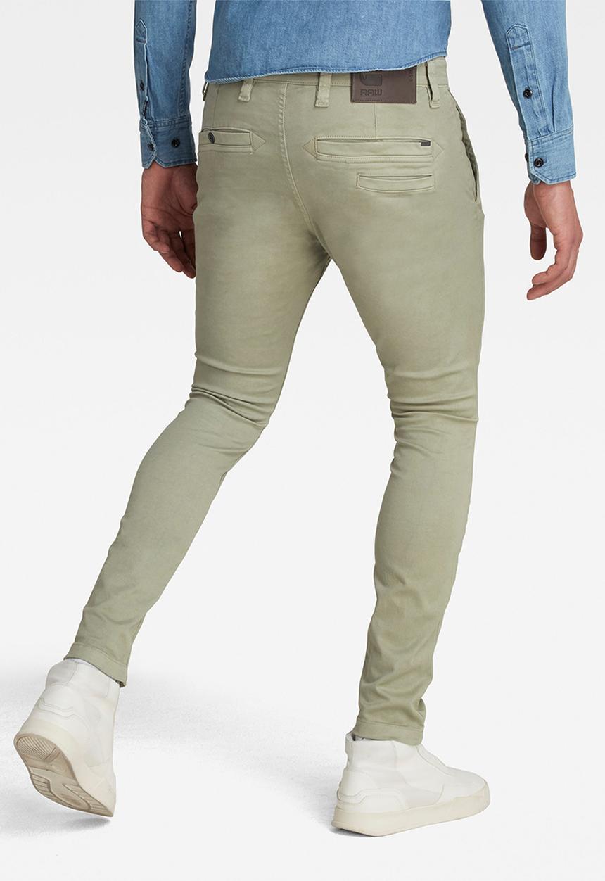 G-STAR - Skinny chino - grege green gd