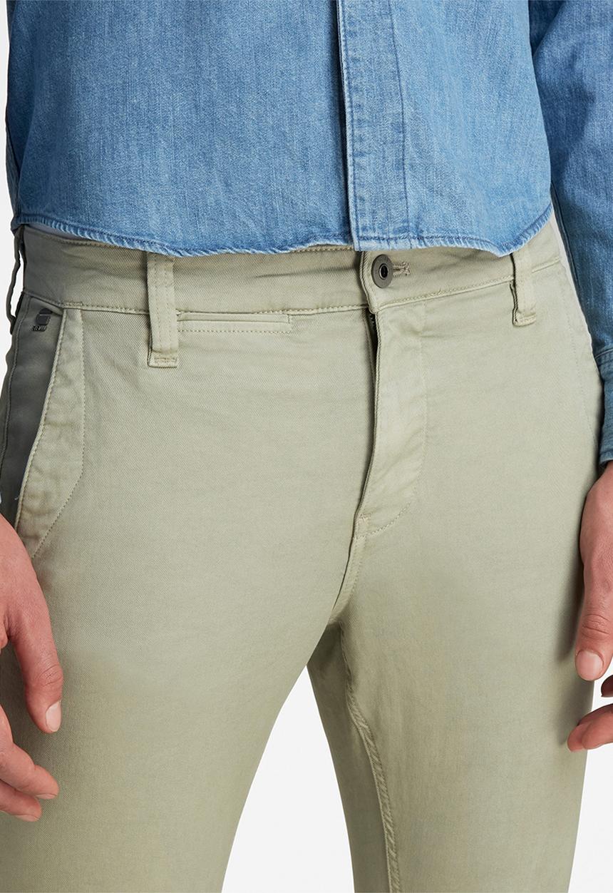 G-STAR - Skinny chino - grege green gd