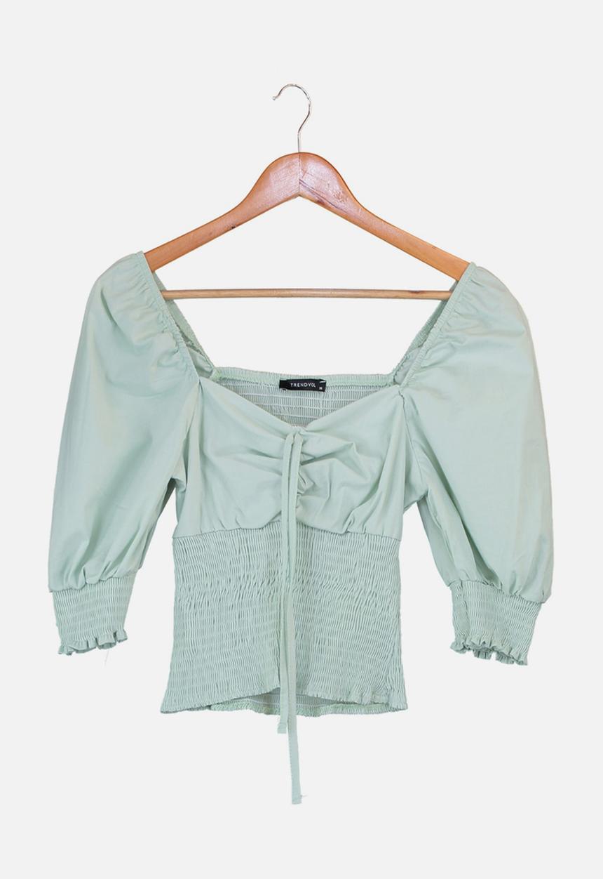Trendyol - Gipe blouse  - green