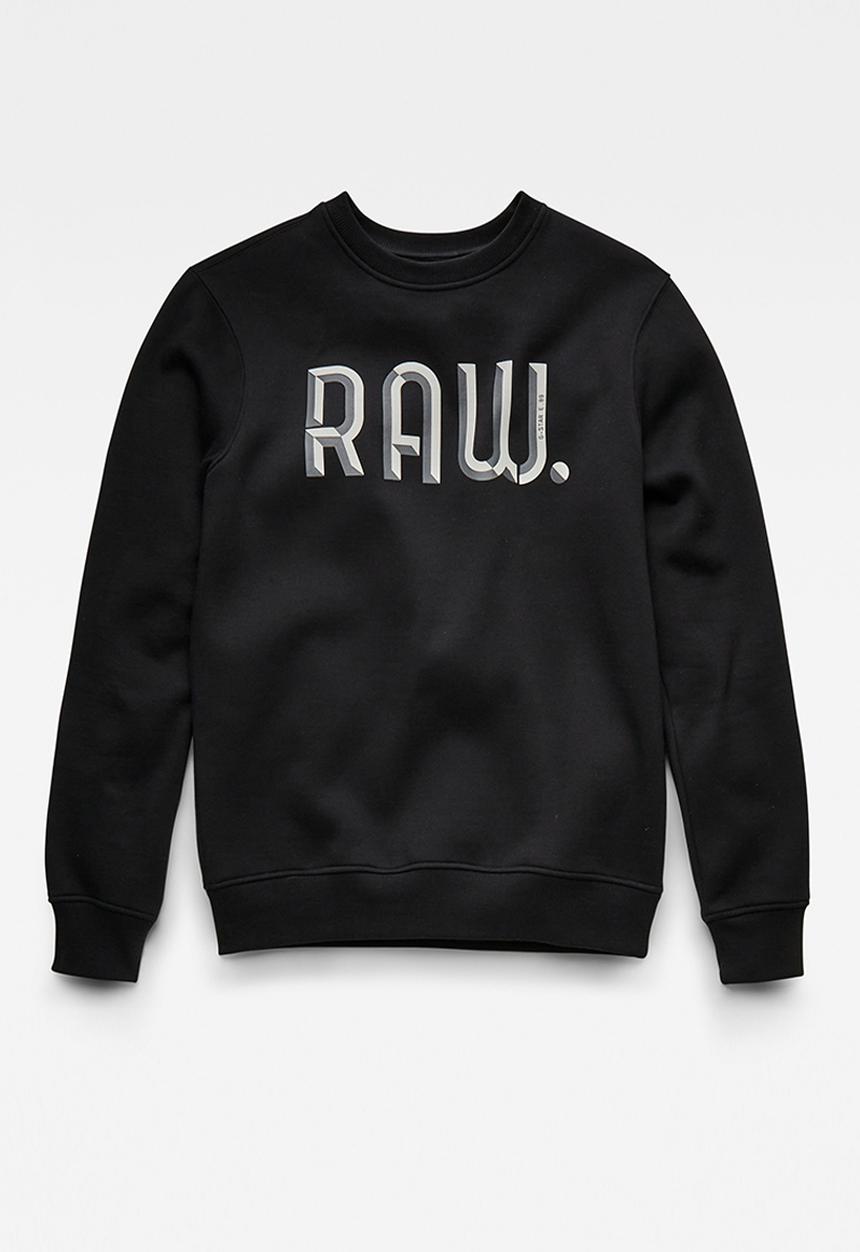 G-STAR - 3D raw. sweater - dk black