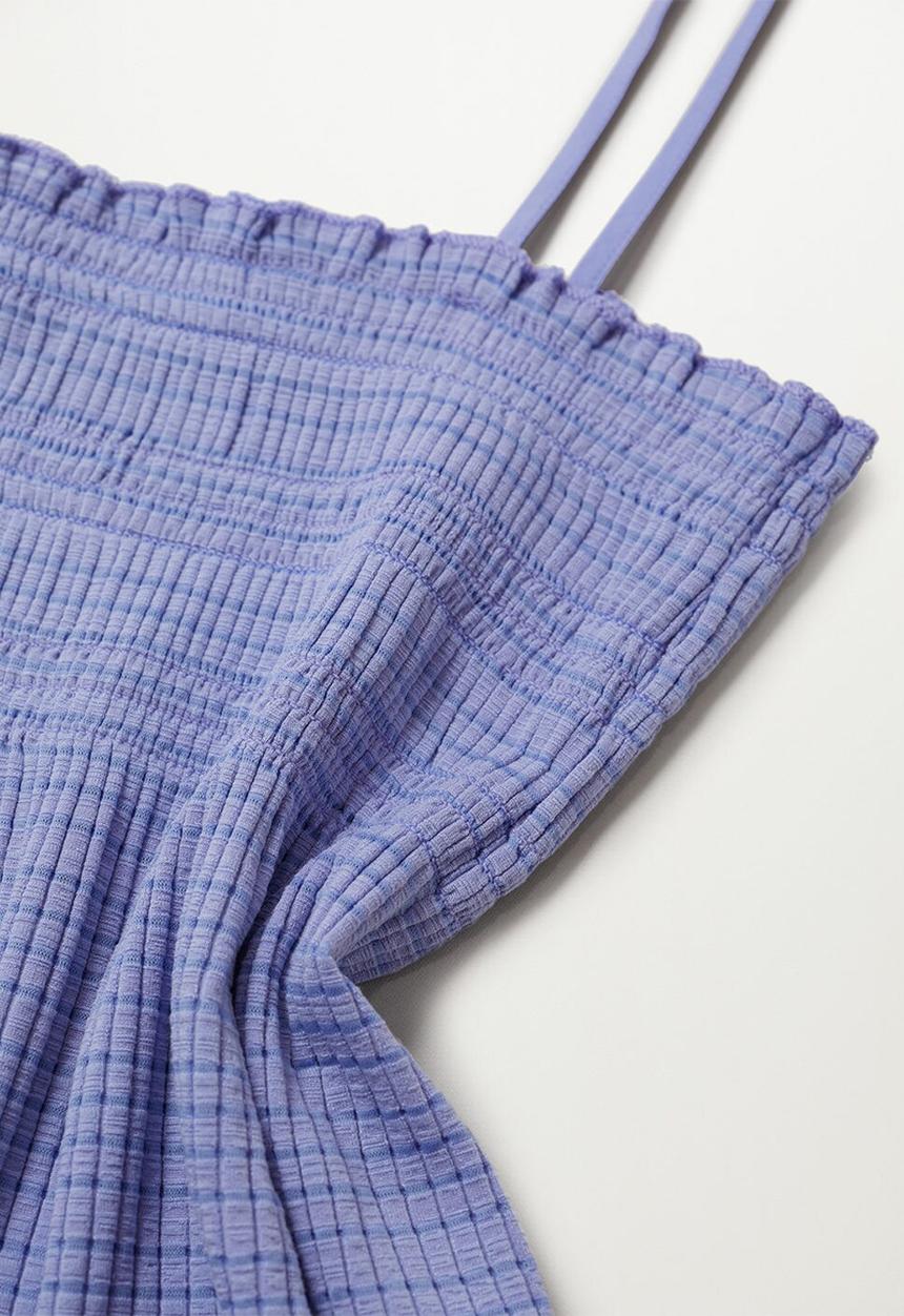 MANGO - Top adelina - light pastel blue