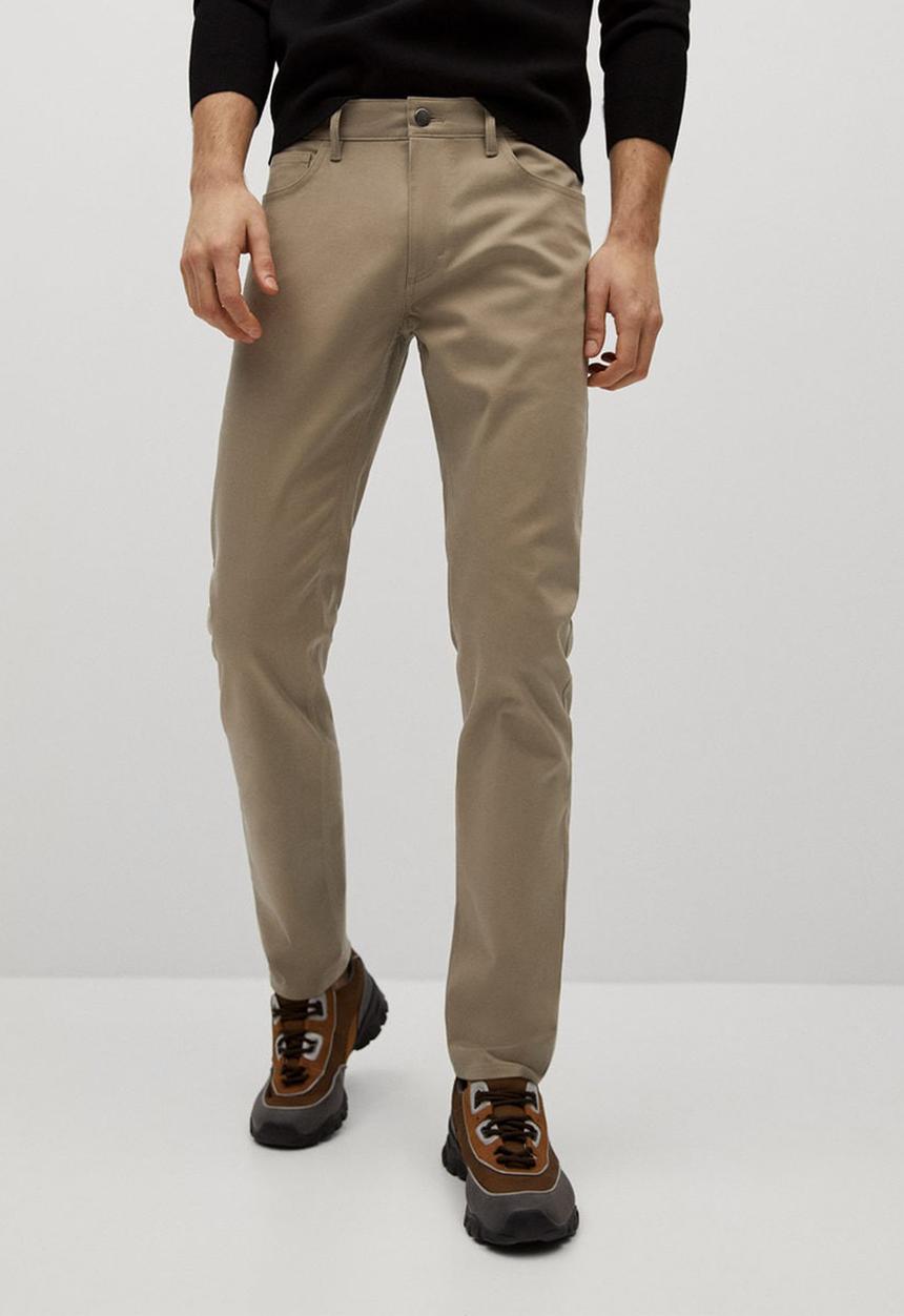 MANGO - Pisa trousers - light beige