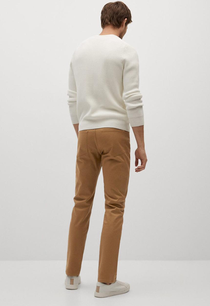 MANGO - Pisa trousers - brown