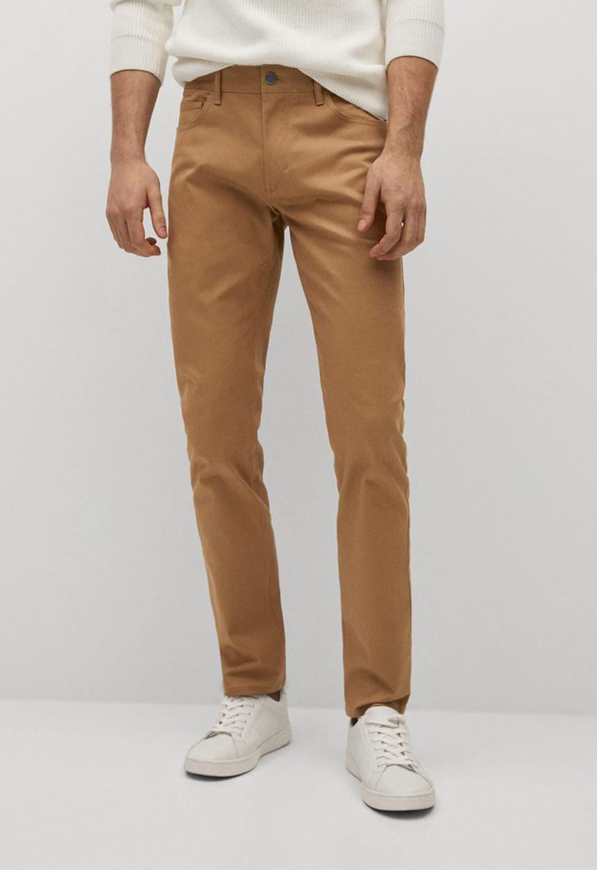 MANGO - Pisa trousers - brown