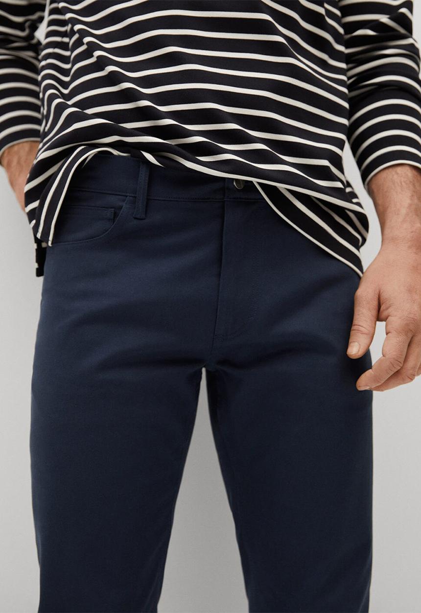 MANGO - Pisa trousers - navy