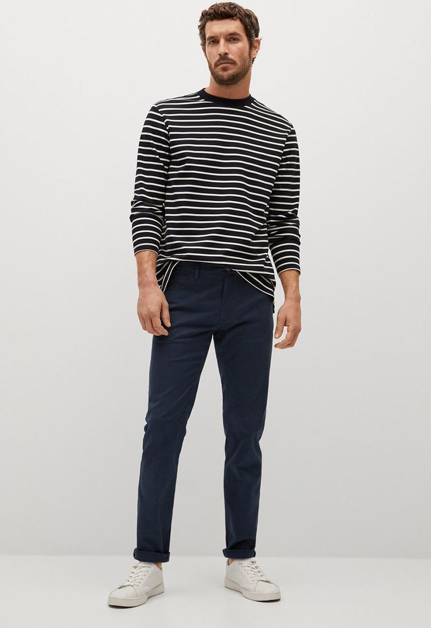 MANGO - Pisa trousers - navy