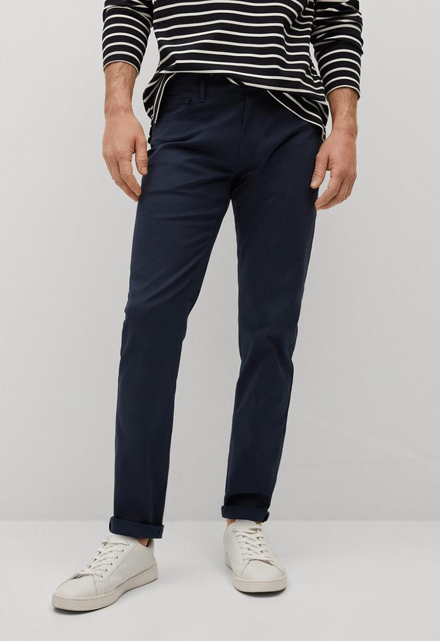 MANGO - Pisa trousers - navy