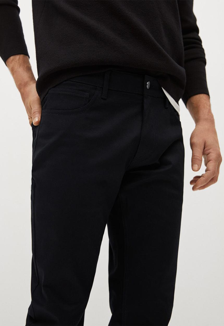 MANGO - Pisa trousers - black