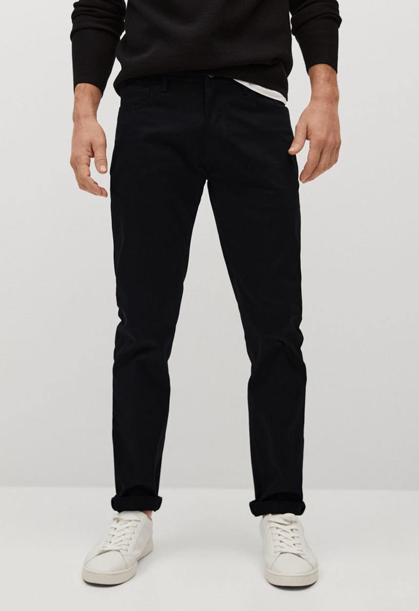 MANGO - Pisa trousers - black