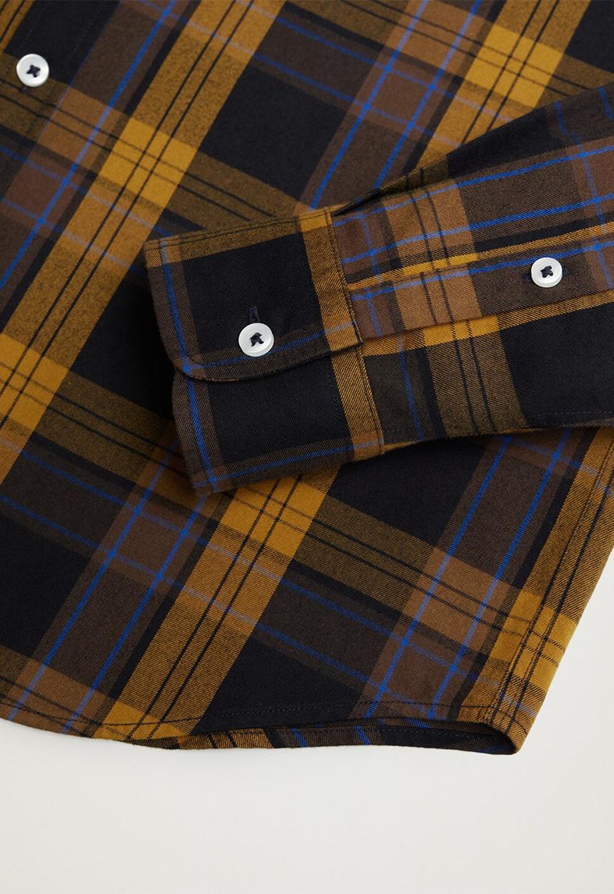MANGO - Cabi long sleeve shirt - dark yellow