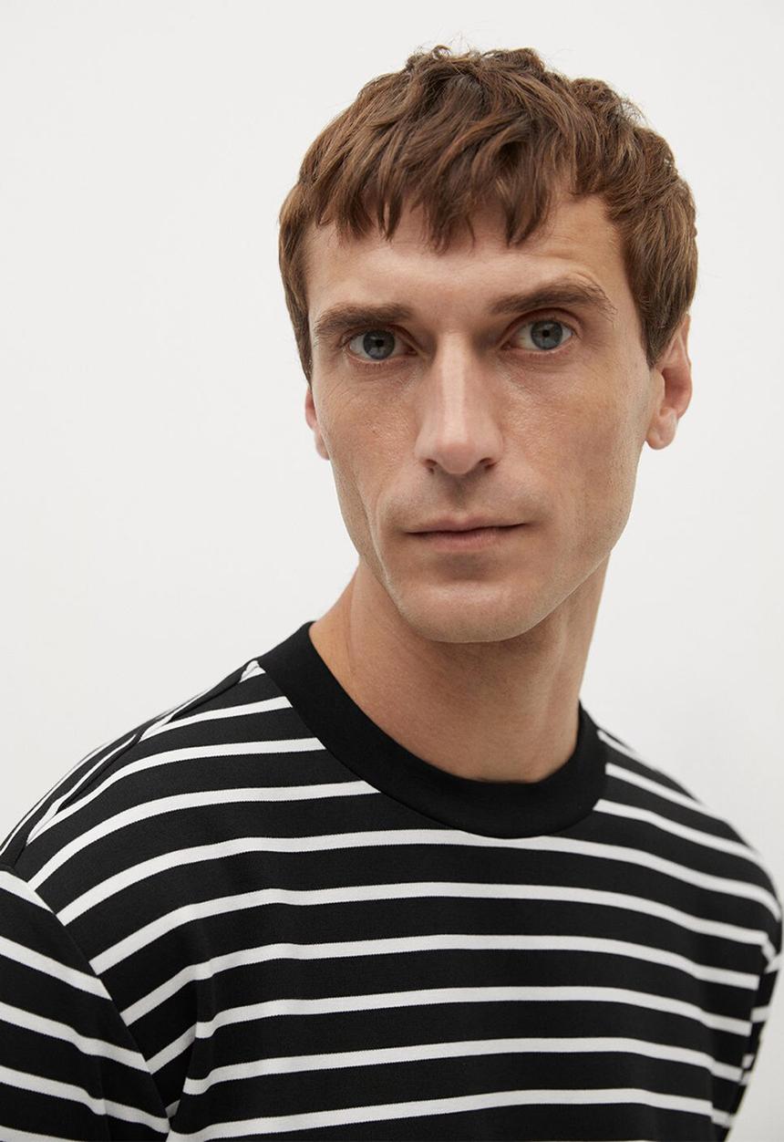 MANGO - T-shirt mauricio - black
