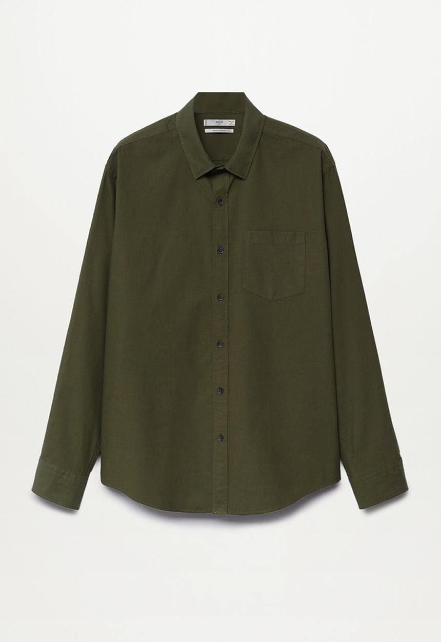 MANGO - Dalco shirt - green
