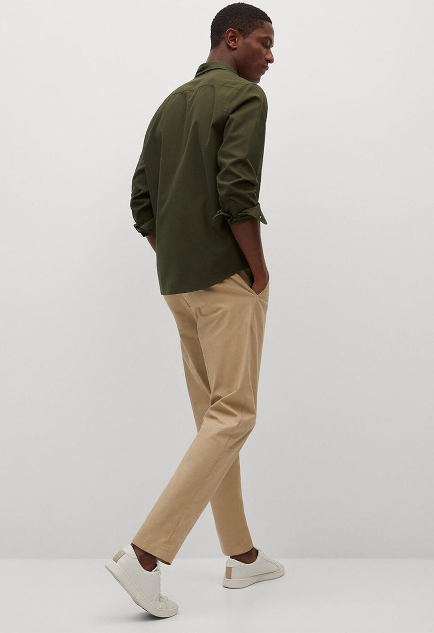 MANGO - Dalco shirt - green