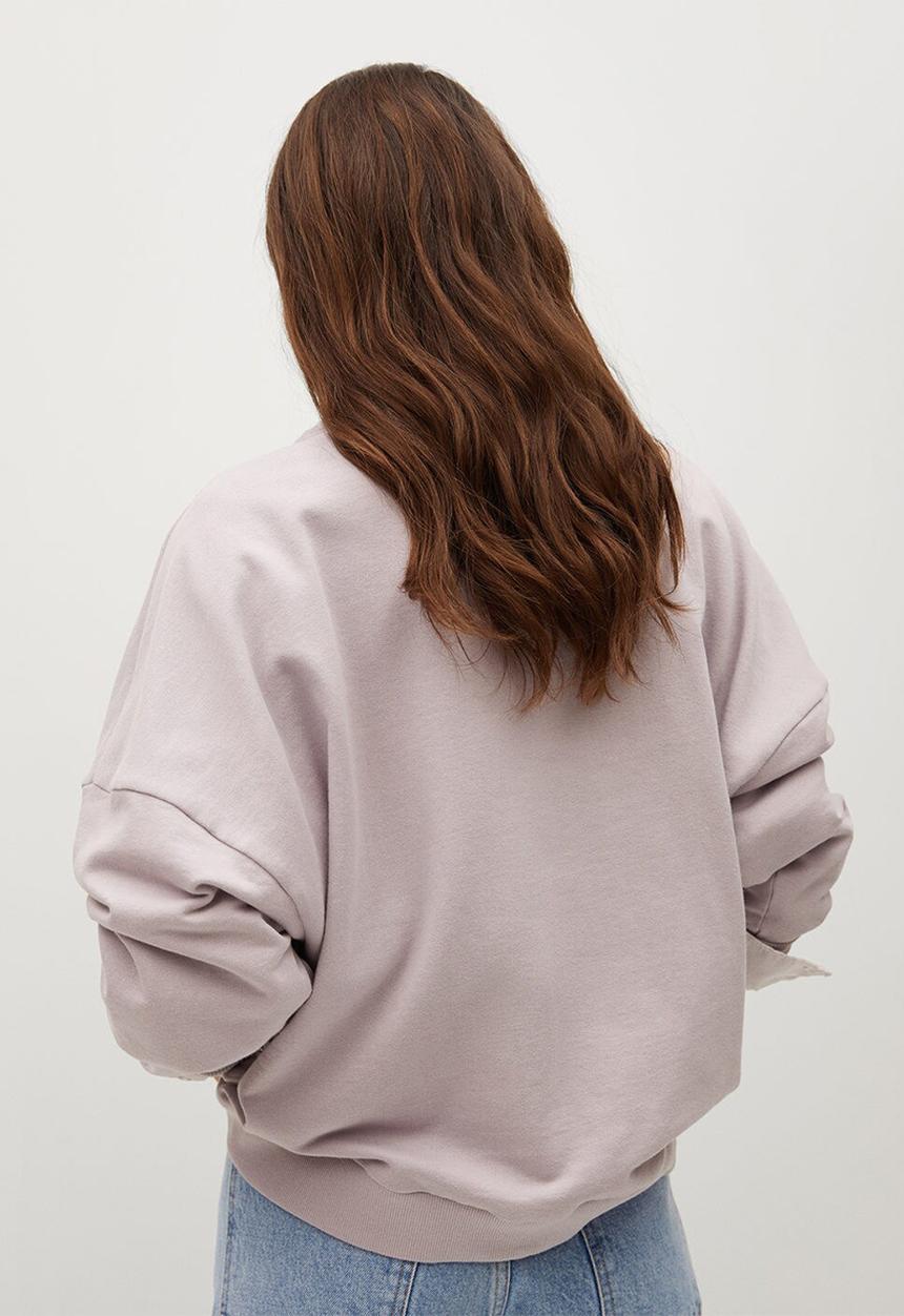 MANGO - Sweatshirt tarifa - light pastel purple