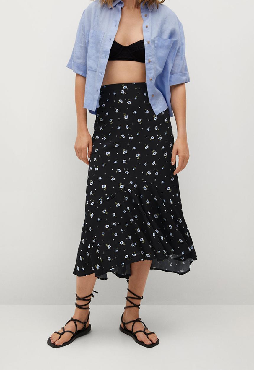 MANGO - Skirt daniela - black