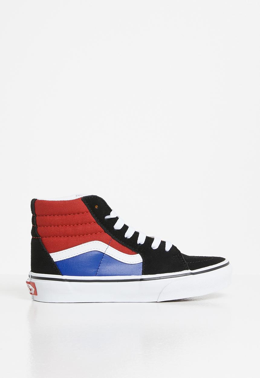 Vans - Uy sk8-hi - (easy logo) black/chili pepper