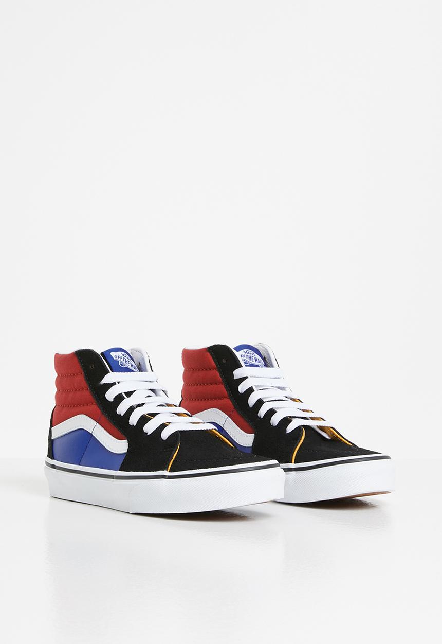 Vans - Uy sk8-hi - (easy logo) black/chili pepper