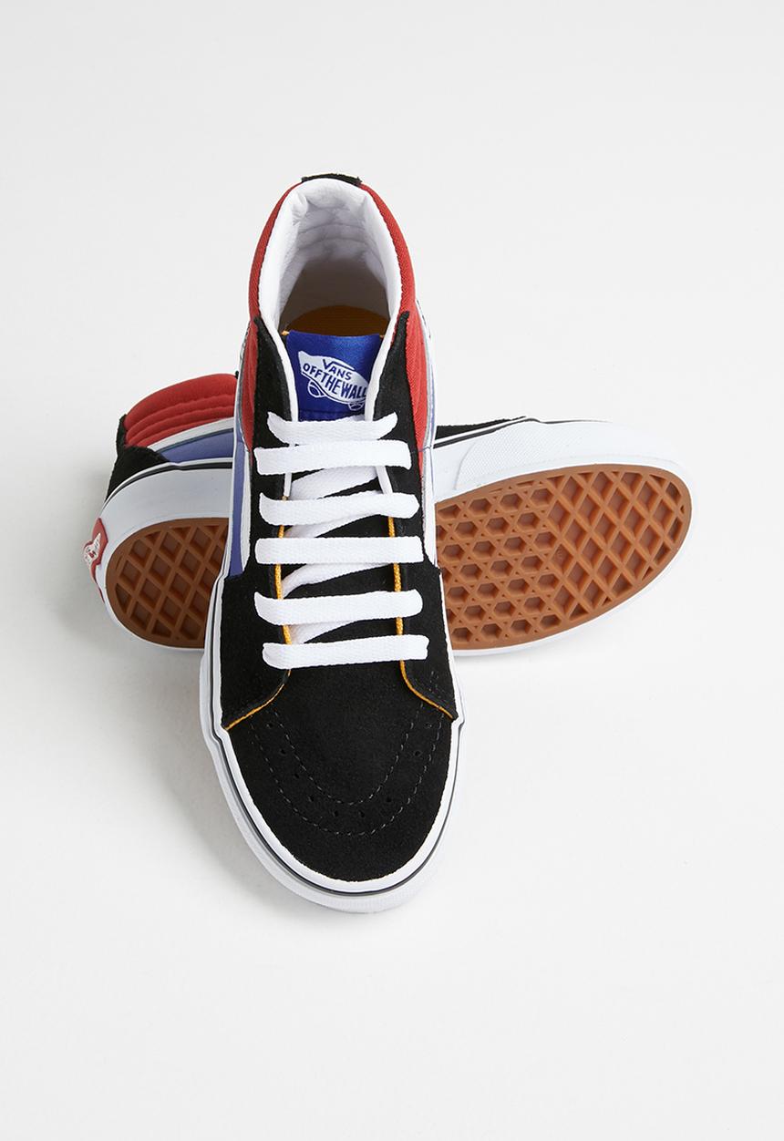 Vans - Uy sk8-hi - (easy logo) black/chili pepper
