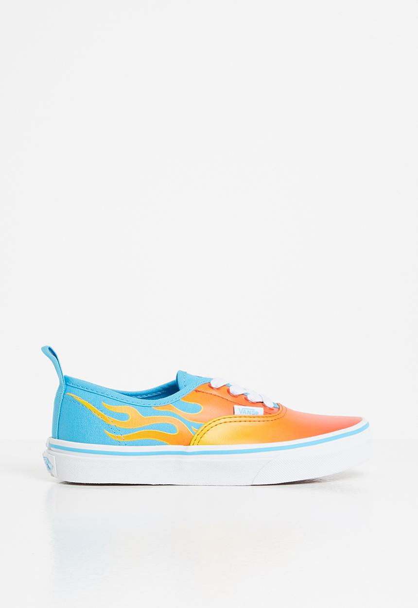 Vans - Uy authentic elastic lace - (hot flame) aquarius/true white