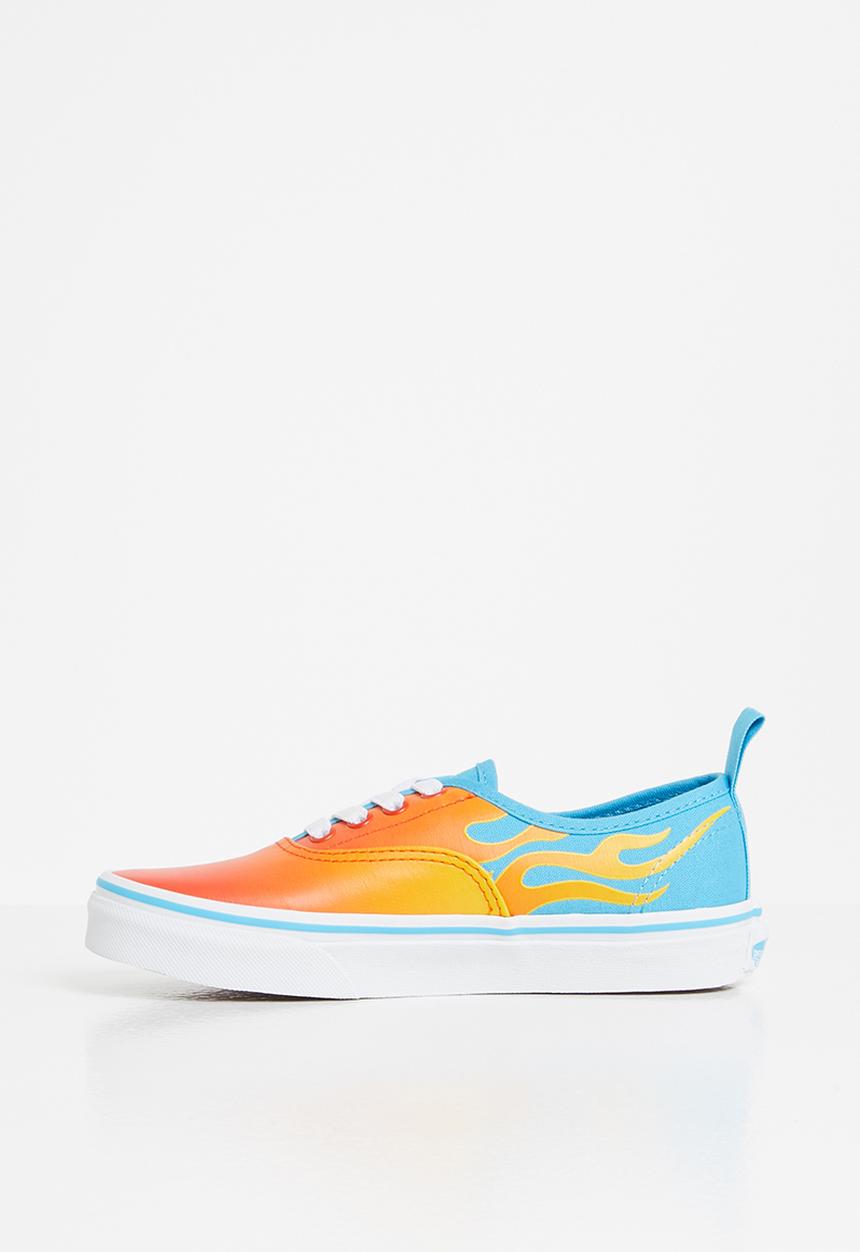 Vans - Uy authentic elastic lace - (hot flame) aquarius/true white