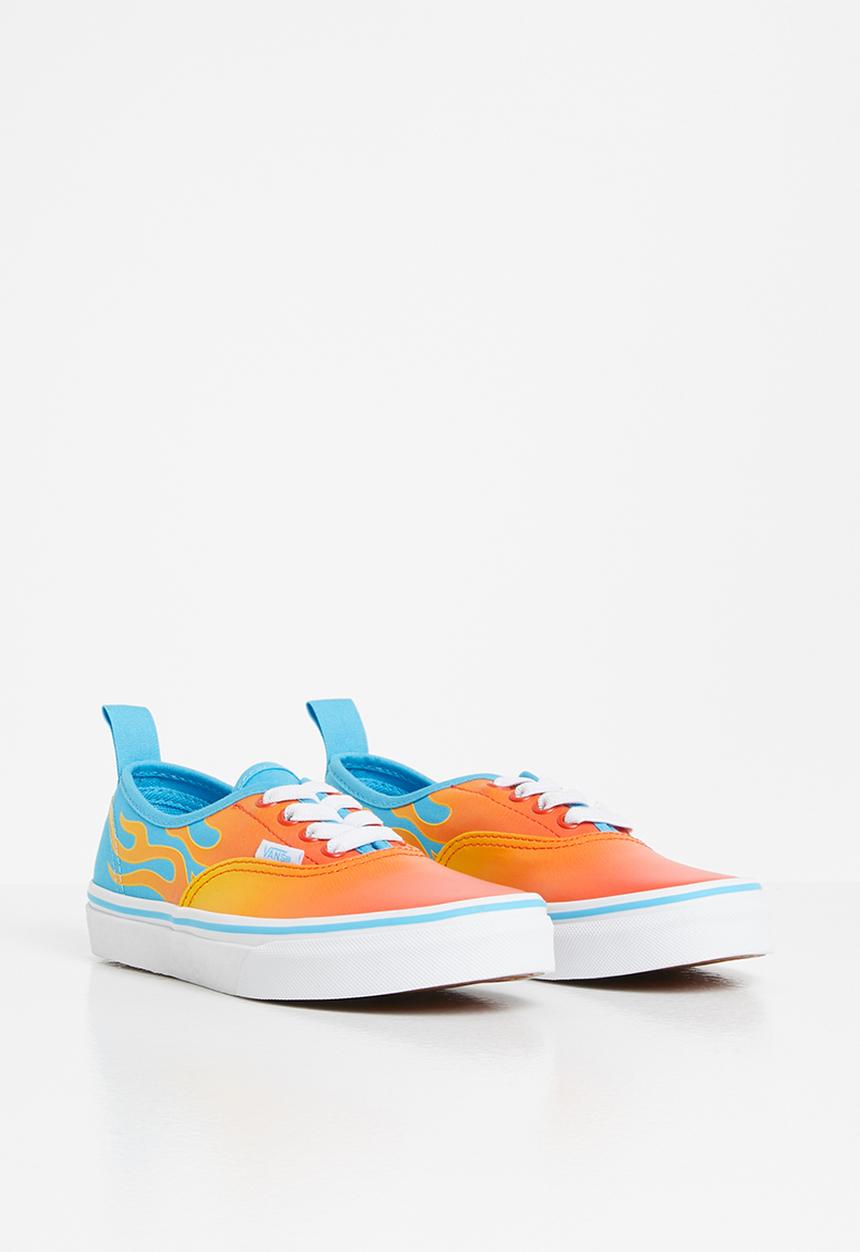 Vans - Uy authentic elastic lace - (hot flame) aquarius/true white