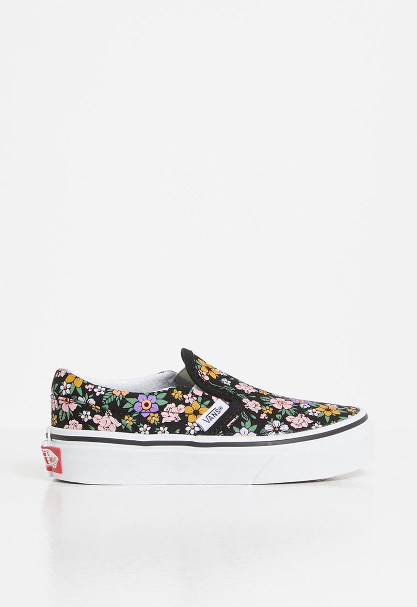 Vans - Uy classic slip-on - (fun floral) black/true white
