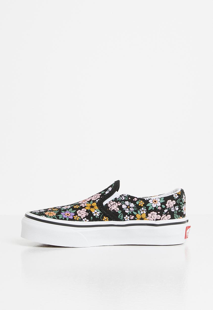 Vans - Uy classic slip-on - (fun floral) black/true white