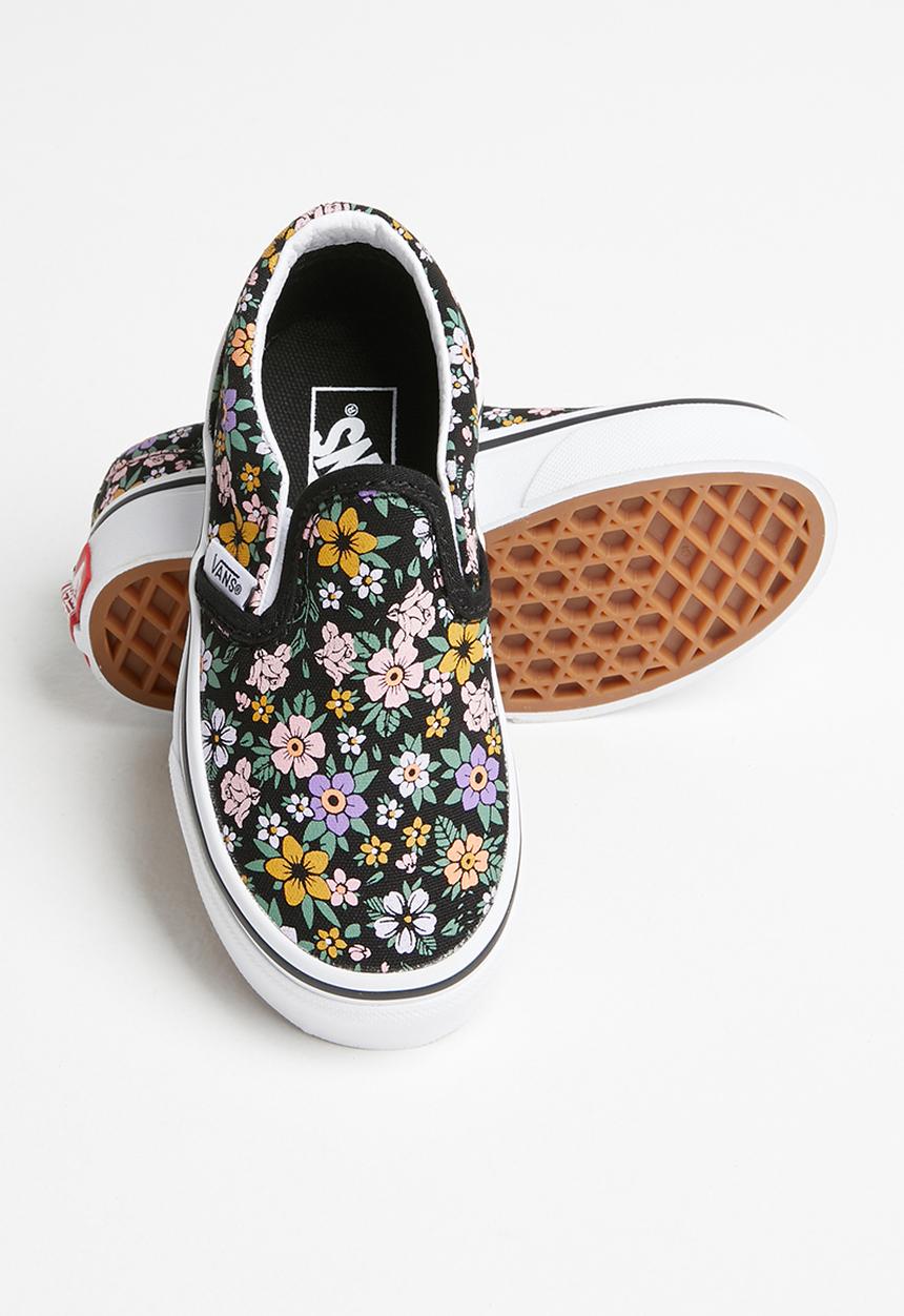 Vans - Uy classic slip-on - (fun floral) black/true white
