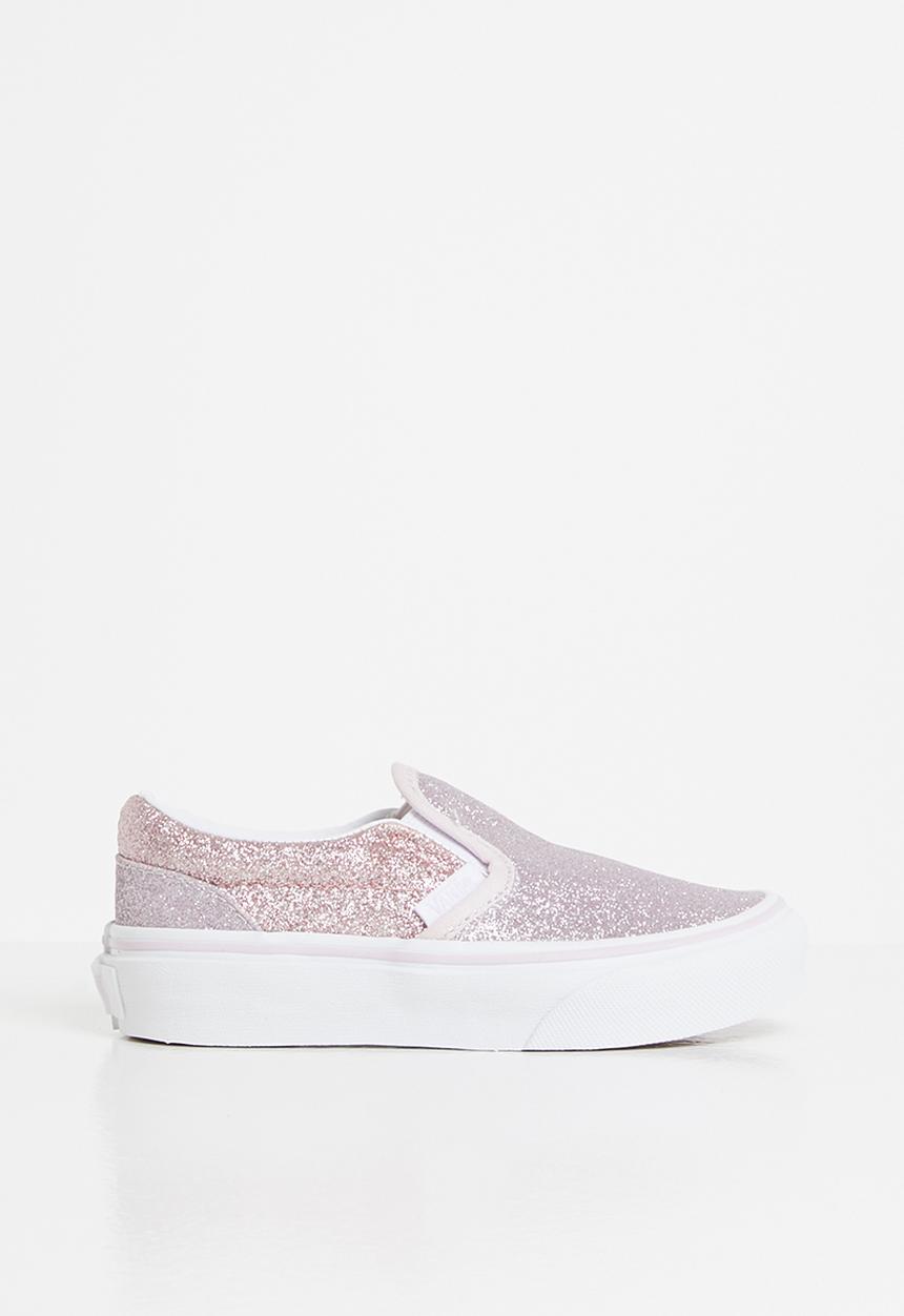 Vans - Uy classic slip-on - (2-tone glitter) orchid ice/powder pink