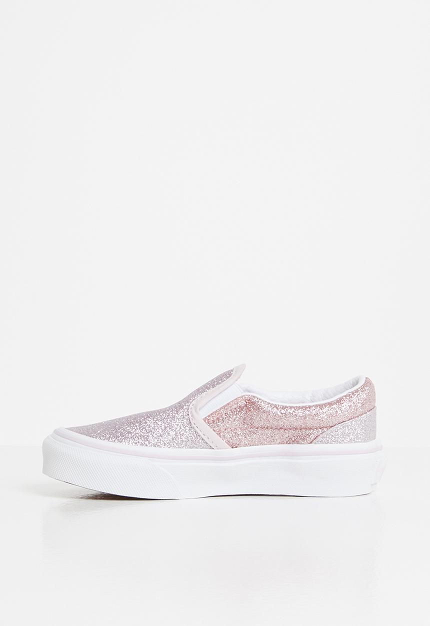 Vans - Uy classic slip-on - (2-tone glitter) orchid ice/powder pink